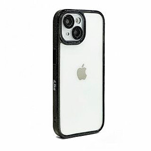 iLike Apple iPhone 15 STARS LENS ACRYLIC COVER Black