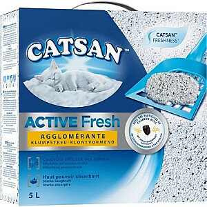 CATSAN Active Fresh - наполнитель из бентонита - 5л