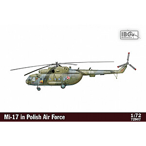 Plastikinis Lenkijos oro pajėgų modelis Mi-17 1/72.