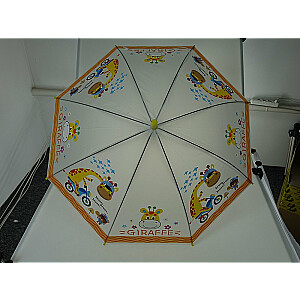 Vaikiškas skėtis su švilpuku GYVŪNAI 66 cm ilgis skirtingas 577664