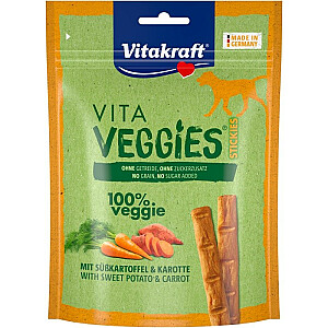 VITAKRAFT Vita Veggies Lipnios morkos su saldžiosiomis bulvėmis – skanėstas šuniui – 80g