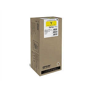 Epson WF-C869R geltona XL rašalo kasetė WorkForce Pro T97340N | Epson Epson DURABrite Pro | T97340N | Epson T9734 - XL dydis - geltona - originalus - rašalo pakuotė | Rašalo kasetė | Geltona