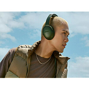 „Bose QuietComfort“ ausinės su laidine ir beviele ausine muzika / atsitiktinis „Bluetooth“ žalias