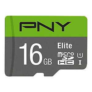 PNY Elite microSDHC 16 GB atminties kortelė