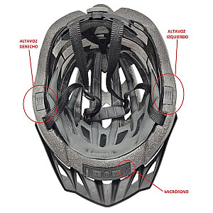 Умный MTB шлем Livall MT1 Neo Интерком/LED/SOS/BT 58-62см