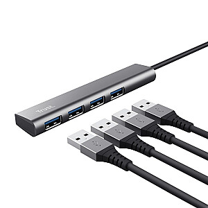 USB šakotuvas HALYX 4 PORT USB-C HUB (24948)