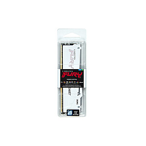 KINGSTON DDR5 16 ГБ 6400 МТ/с CL32 DIMM FURY Beast White RGB EXPO