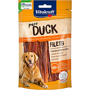 VITAKRAFT DUCK delikatesinės antienos juostelės šunims 80g