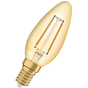 Лампа 1906 CLB 2.5W(22)/824 E14/6 PF_CLB22_GOLD
