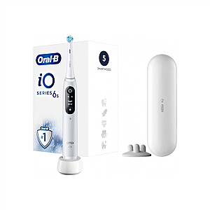 Braun Oral-B elektrinis dantų šepetėlis iO6 serija, baltas