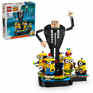 LEGO Minions 75582 Грю и кирпичные миньоны