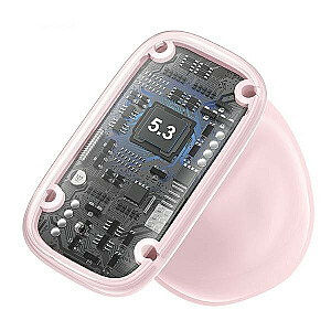 Bluetooth 5.3 TWS ausinės TD serijos rožinės spalvos 