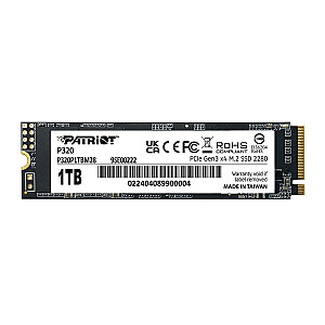 PATRIOT VIPER P320 M.2 PCI-Ex4 NVMe 512GB 3GB/s SSD (P320P512GM28)