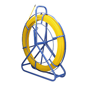 „Extralink“ nuotolinio valdymo pultas 3,8 mm 15 m | Nuotolinio valdymo kabelio traukiklis | FRP stiklo pluoštas, sk. 3,8mm, ilgis 15m, geltonas