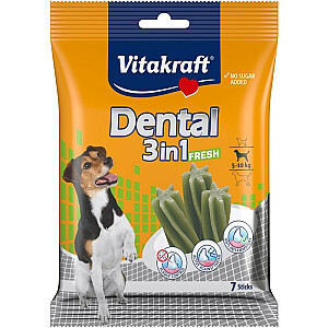 Šunims gydyti VITAKRAFT DENTAL 3in1 FRESH S 120g