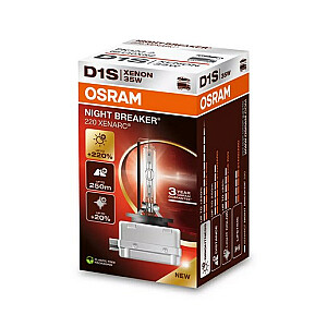 OSRAM D1S XENARC NIGHT BREAKER 220 — гарантия 3 года