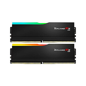 Kompiuterio atmintis – DDR5 32GB (2x16GB) Trident M5 RGB 6400MHz CL32 XMP3 juoda 