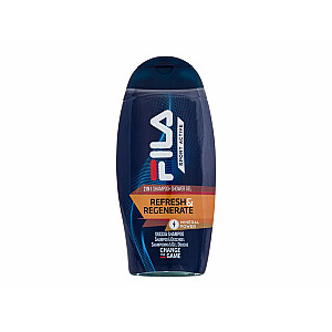 Gaivinantis ir atstatantis šampūnas 2 viename šampūnas + dušo želė Sport Active 250 ml