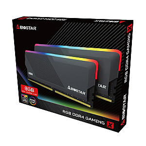 Biostar RGB DDR4 GAMING X 8GB atminties modulis 1 x 8GB 3200MHz