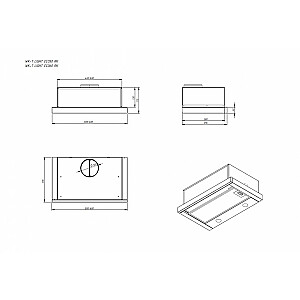 Вытяжка телескопическая WK7 Light Eco RK50, белая