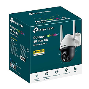 Камера VIGI C540-4G (4 мм), 4 МП, 4G LTE, полноцветная, панорамирование/наклон