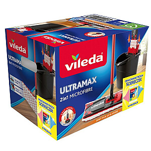 Швабра Vileda Ultramax Box + салфетки, 3 шт.