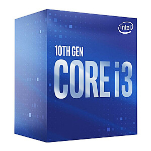 ЦП INTEL Core i3 i3-10105F Comet Lake 3700 МГц Ядра 4 Разъем 6 МБ LGA1200 65 Вт BOX BX8070110105FSRH8V