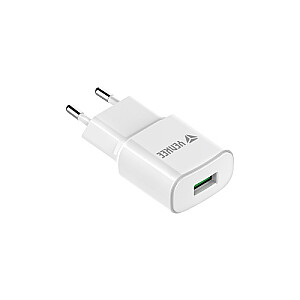 Зарядное устройство USB YAC 2023WH QC3.0 YENKEE