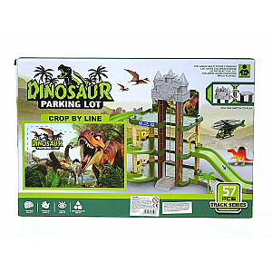 Многоэтажная парковка с динозаврами, 57 деталей 564596