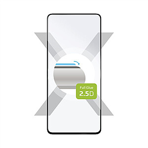 Ištaisyta Xiaomi | Visas viršelis | Juoda | Redmi Note 12 Pro | Grūdintas stiklas | Ekrano apsauga