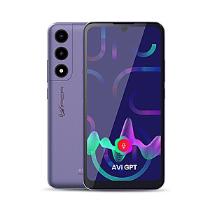Allview V10 Viper Lite (violetinė) Dvi SIM kortelės 6,26 colio 720 x 1520 pikselių HD+/1,5 GHz/32 GB/2 GB RAM/Android 13 GO/WiFi, 4G
