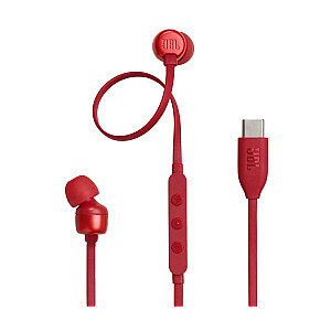 Austiņas JBL Tune 310C USB-C Red