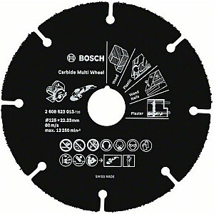 Karbido pjovimo diskas Bosch Multi Wheel 125 mm (2.608.623.013)