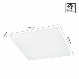 LED skydelis Algine 595х595х32 40W NW 4000K 3600lm 230V гв. 3 latai