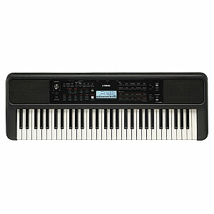 MIDI klaviatūra Yamaha PSR-E383, 61 klavišas, USB, juoda