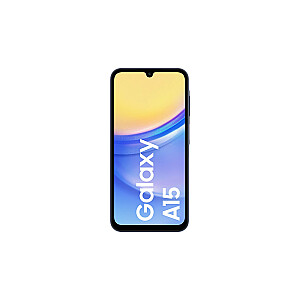 Samsung Galaxy SM-A155F 16,5 cm (6,5 colio) hibridinis dviejų SIM kortelių Android 14 4G USB Type-C 8 GB 256 GB 5000 mAh Juoda, mėlyna