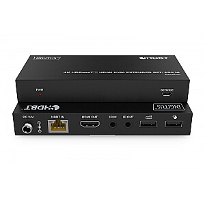 HDMI 4K 60Гц, витая пара, 150 м, удлинитель Cat.6A/7/8 HDBaseT HDCP2.2 IR EDID PoC, комплект 