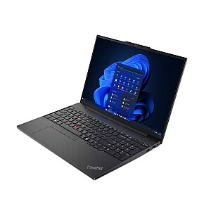 „ThinkPad E16 G2“ nešiojamas kompiuteris 21M5002CPB W11Pro 7735HS/16GB/512GB/AMD Radeon/16.0 WUXGA/Black/1 metų „Premier“ palaikymas + 3 metų OS + CO2 užskaita 