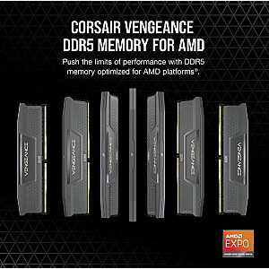 Atmintis DDR5 Vengeance 32 GB/6000 (2*16 GB) CL30 AMD EXPO ir Intel XMP 