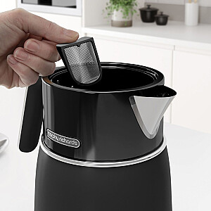 Фирменный черный чайник Morphy Richards