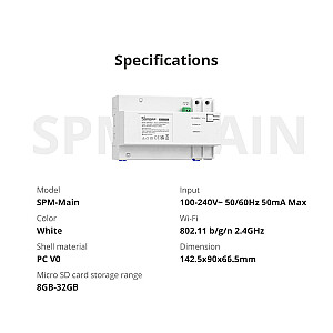 Интеллектуальный выключатель Sonoff SPM-Main