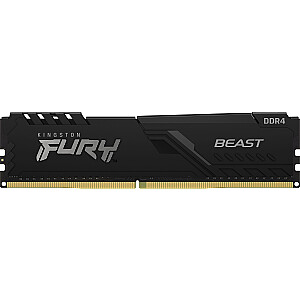 Atmintis „Kingston Fury Beast“, DDR4, 32 GB, 3600 MHz, CL18 (KF436C18BB/32)