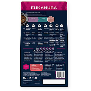 EUKANUBA Grain Free Senior Salmon - сухой корм для кошек - 2кг