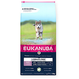 EUKANUBA Grain Free Puppy Large&Giant Lamb - сухой корм для собак - 12кг