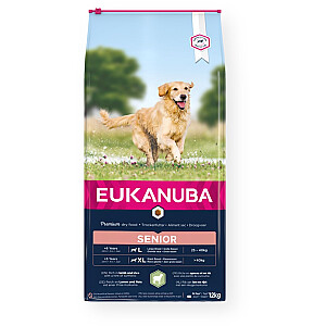 EUKANUBA Senior Large&Giant Lamb с рисом - сухой корм для собак - 12кг