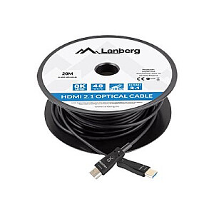 КАБЕЛЬ HDMI LANBERG M/M V2.1 80M 8K ОПТИЧЕСКИЙ AOC