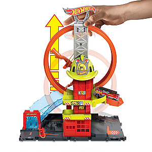 Hot Wheels City gaisrinė – Super Loop rinkinys HKX41 MATTEL