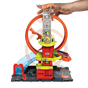 Hot Wheels City gaisrinė – Super Loop rinkinys HKX41 MATTEL