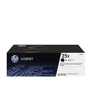 Originali HP LaserJet didelės našumo 25X juodos spalvos dažų kasetė