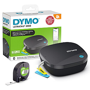 DYMO LetraTag LT-200B черный Bluetooth с управлением через приложение!
